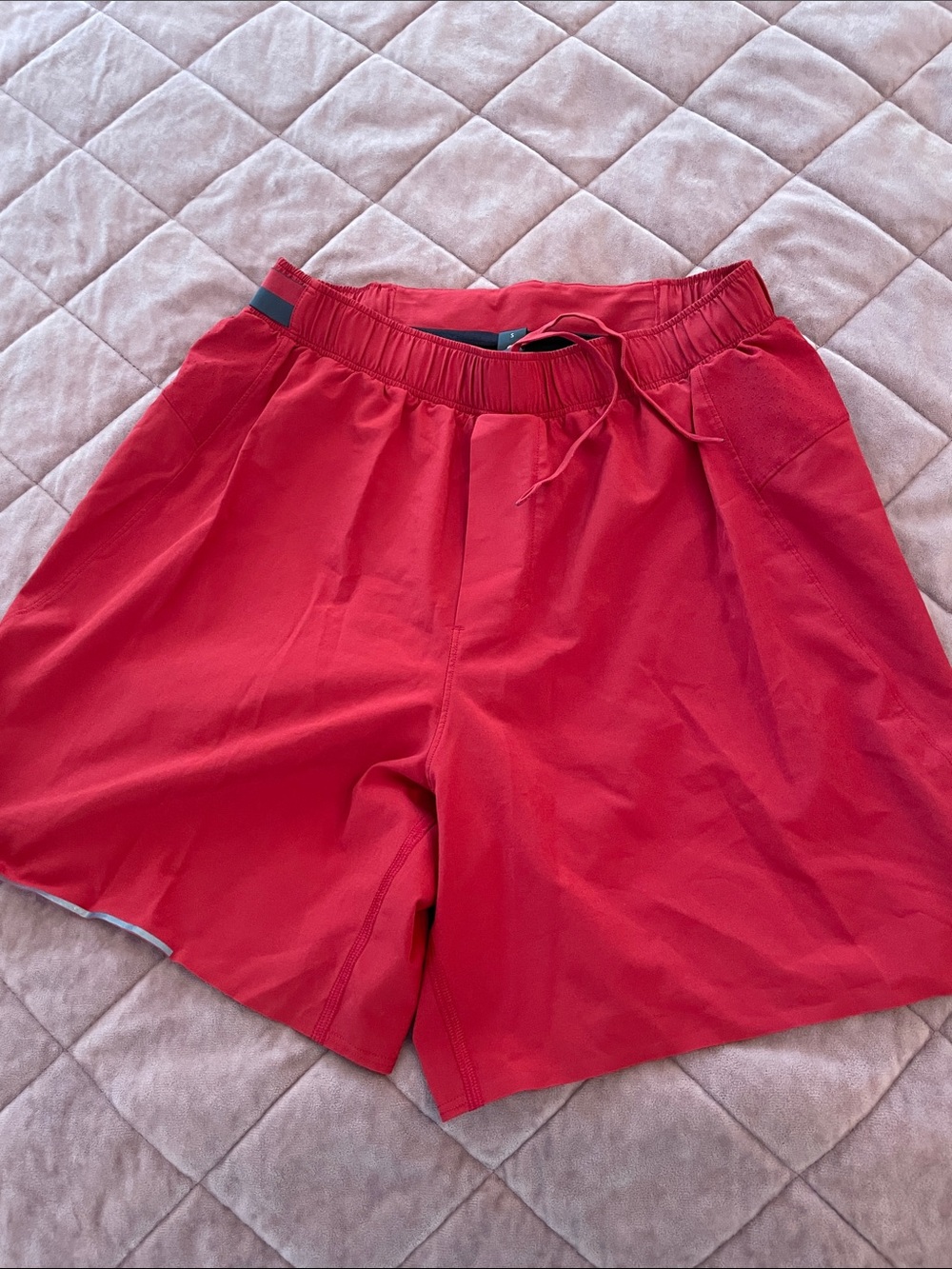 lululemon Men's Red Athletic Shorts